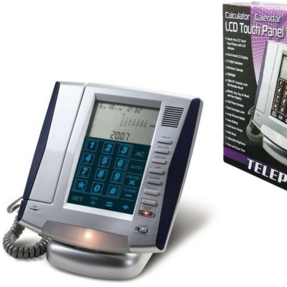 LCD Touch Panel Caller ID Phone With Calendar/Calc